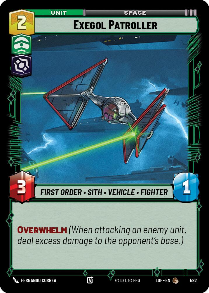 Exegol Patroller (582) (Foil) (582) [Legends of the Force]