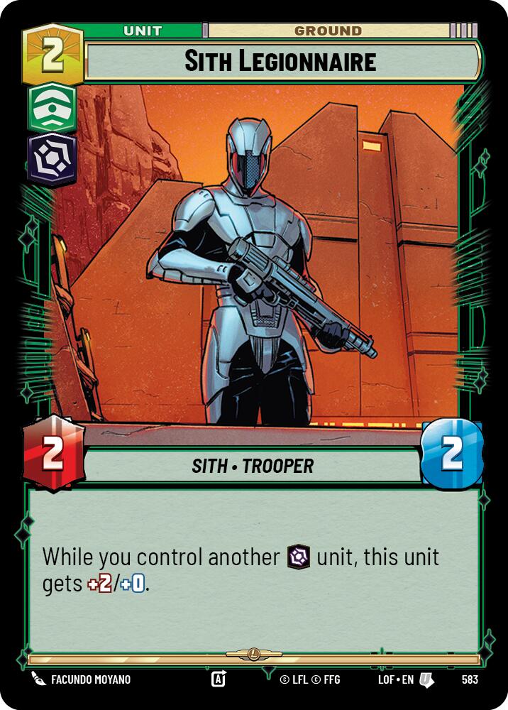 Sith Legionnaire (583) (Foil) (583) [Legends of the Force]