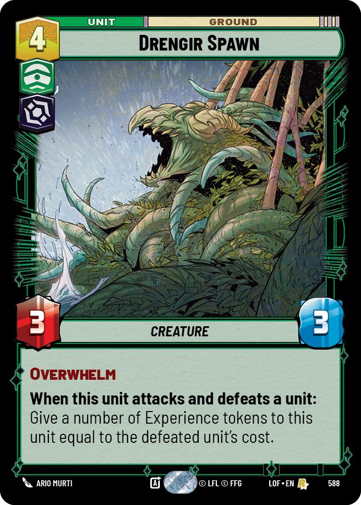 Drengir Spawn (588) (Foil) (588) [Legends of the Force]