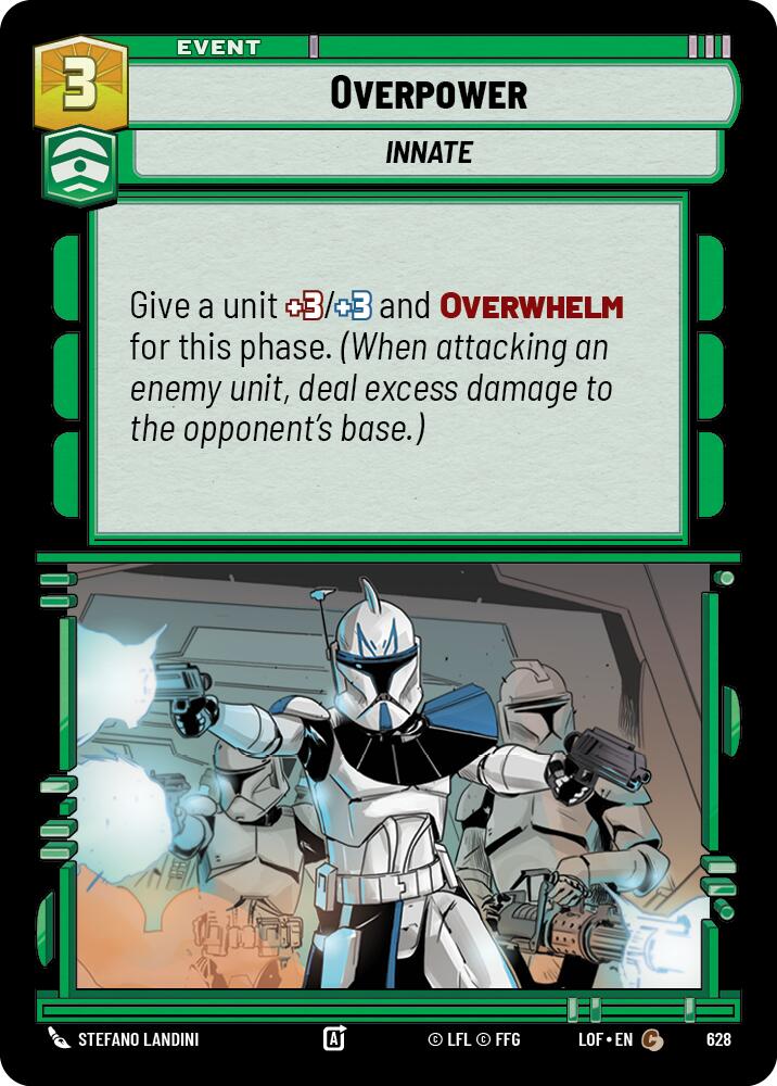 Overpower (628) (Foil) (628) [Legends of the Force]