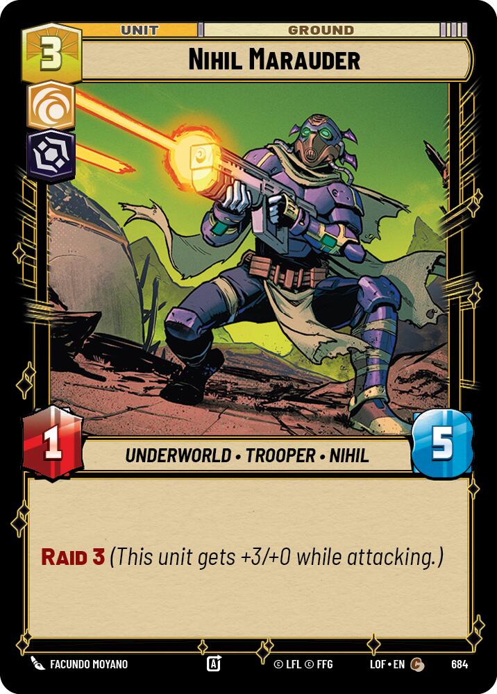 Nihil Marauder (684) (Foil) (684) [Legends of the Force]