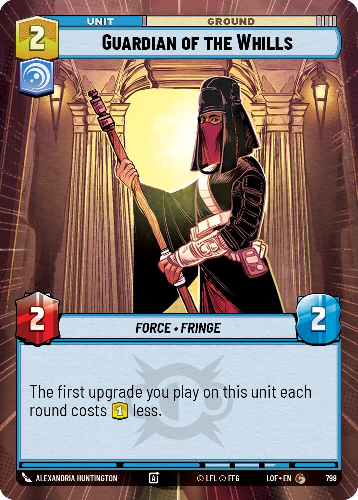 Guardian of the Whills (798) (Hyperspace Foil) (798) [Legends of the Force]