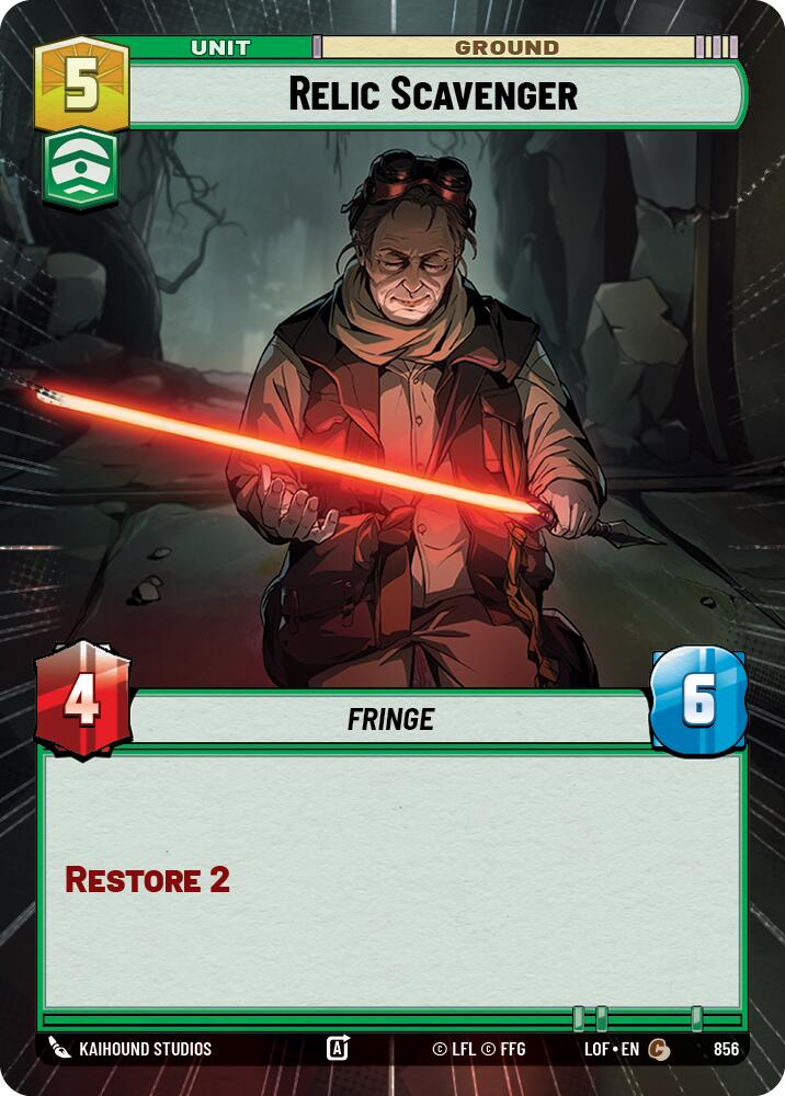 Relic Scavenger (856) (Hyperspace Foil) (856) [Legends of the Force]