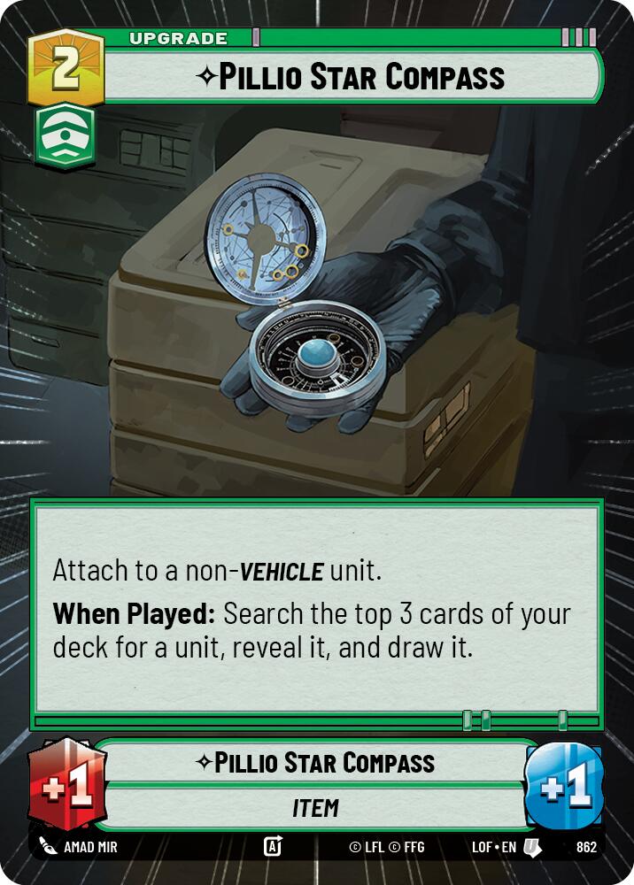 Pillio Star Compass (862) (Hyperspace Foil) (862) [Legends of the Force]