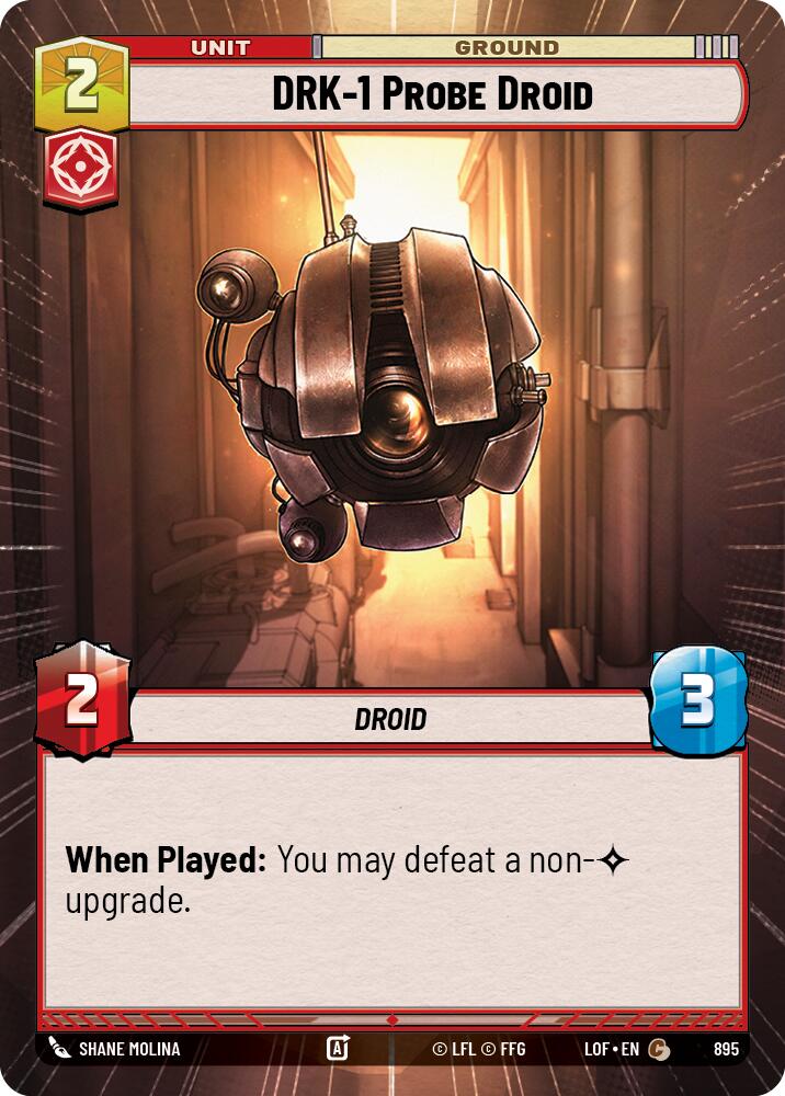 DRK-1 Probe Droid (895) (Hyperspace Foil) (895) [Legends of the Force]