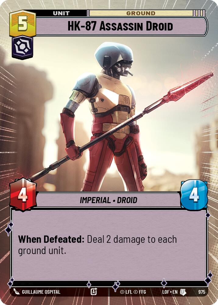 HK-87 Assassin Droid (975) (Hyperspace Foil) (975) [Legends of the Force]