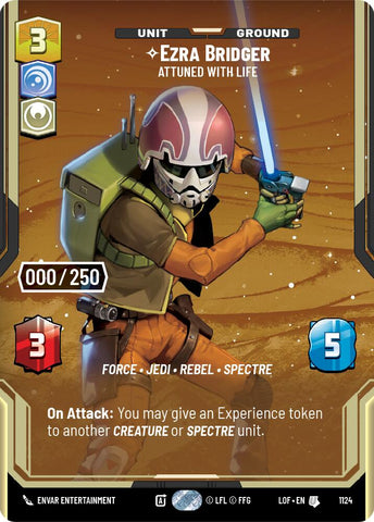 Ezra Bridger - Attuned With Life (1124) (Serialized) (1124) [Legends of the Force]