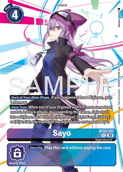Sayo [BT22-102] [Cyber Eden]