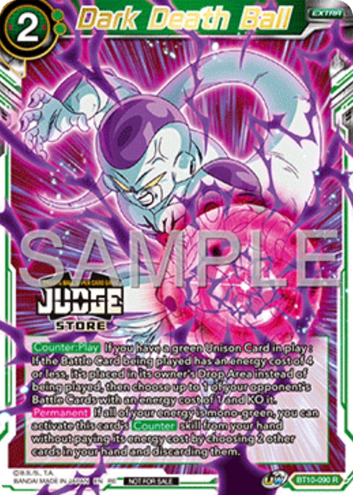 Dark Death Ball (Judge Pack Vol.17) (Store) (BT10-090) [Tournament Promotion Cards]