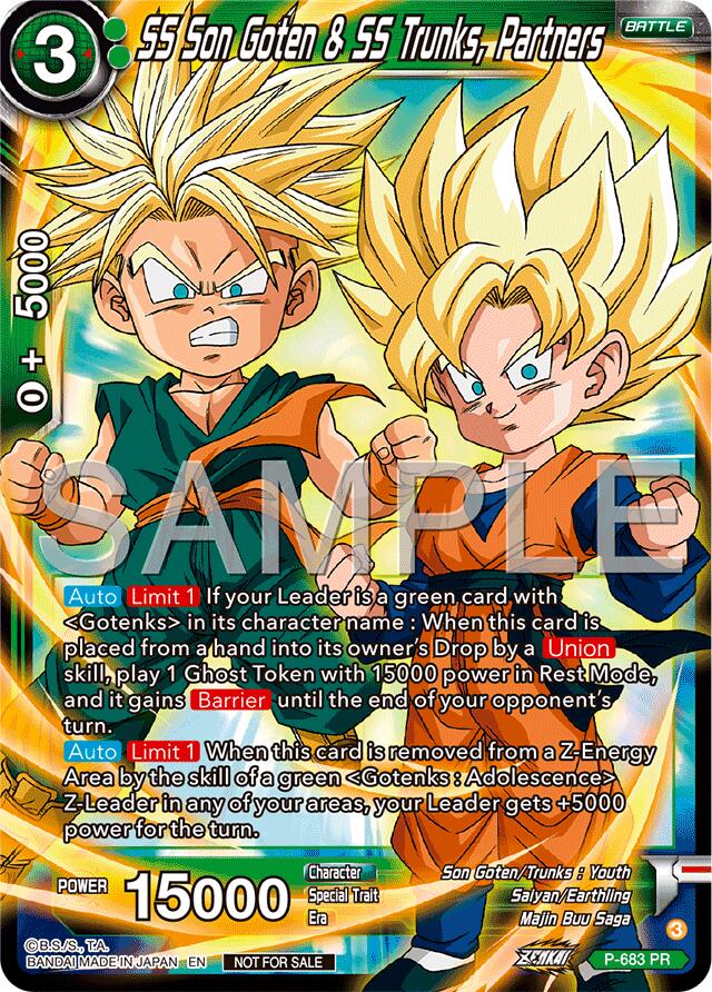 SS Son Goten & SS Trunks, Partners (Zenkai Series Tournament Pack Vol.12) (P-683) [Tournament Promotion Cards]
