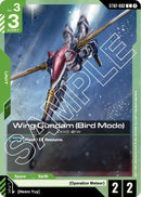 Wing Gundam (Bird Mode) — Starter Deck 02: Wings of Advance [ST02]