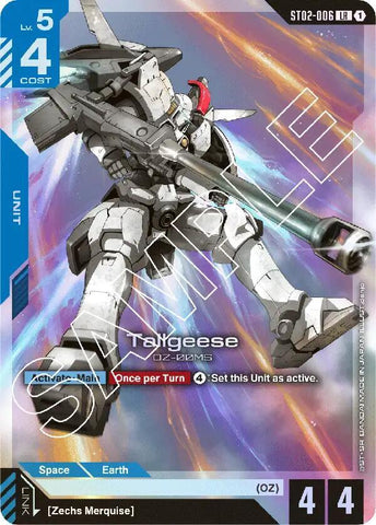 Tallgeese — Starter Deck 02: Wings of Advance [ST02]