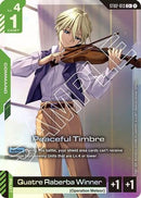 Peaceful Timbre (C+) (ST02-013) - Starter Deck 02 Wings of Advance Holofoil