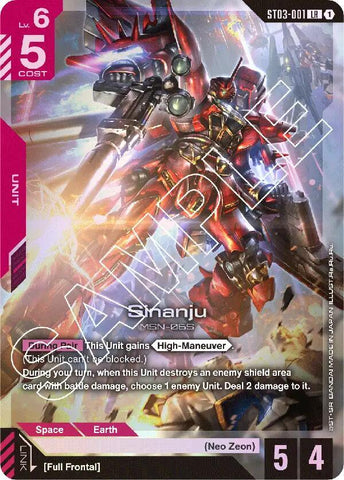Sinanju — Starter Deck 03: Zeon’s Rush [ST03]