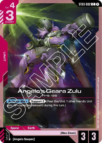 Angelo's Geara Zulu — Starter Deck 03: Zeon’s Rush [ST03]