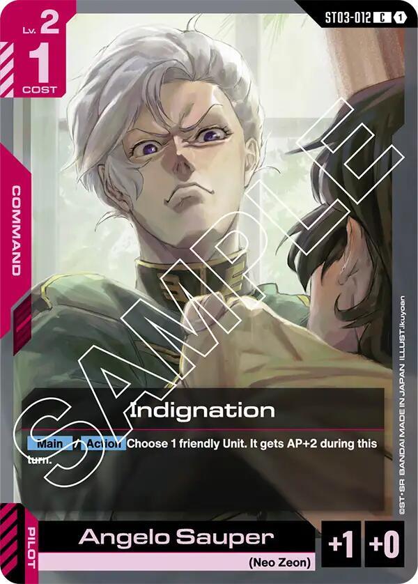 Indignation — Starter Deck 03: Zeon’s Rush [ST03]