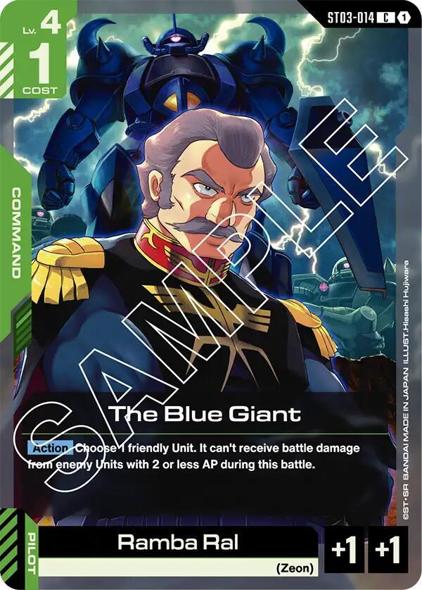The Blue Giant — Starter Deck 03: Zeon’s Rush [ST03]