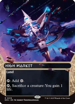 High Market (EOS-018) (Borderless) [Edge of Eternities: Stellar Sights] Foil