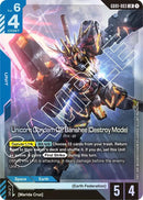 GD01-003: Unicorn Gundam 02 Banshee (Destroy Mode) - Unit - Blue - Legendary Rare