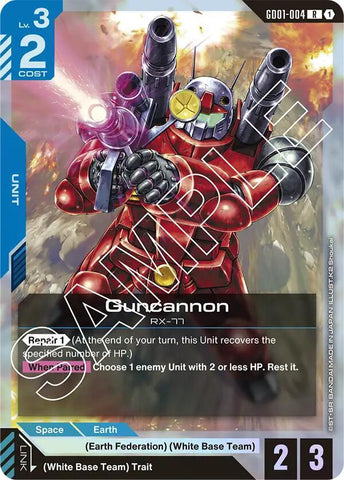 GD01-004: Guncannon - Unit - Blue - Rare