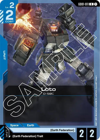 GD01-011: Loto - Unit - Blue - Uncommon
