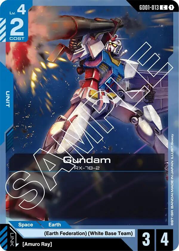 GD01-013: Gundam - Unit - Blue - Common