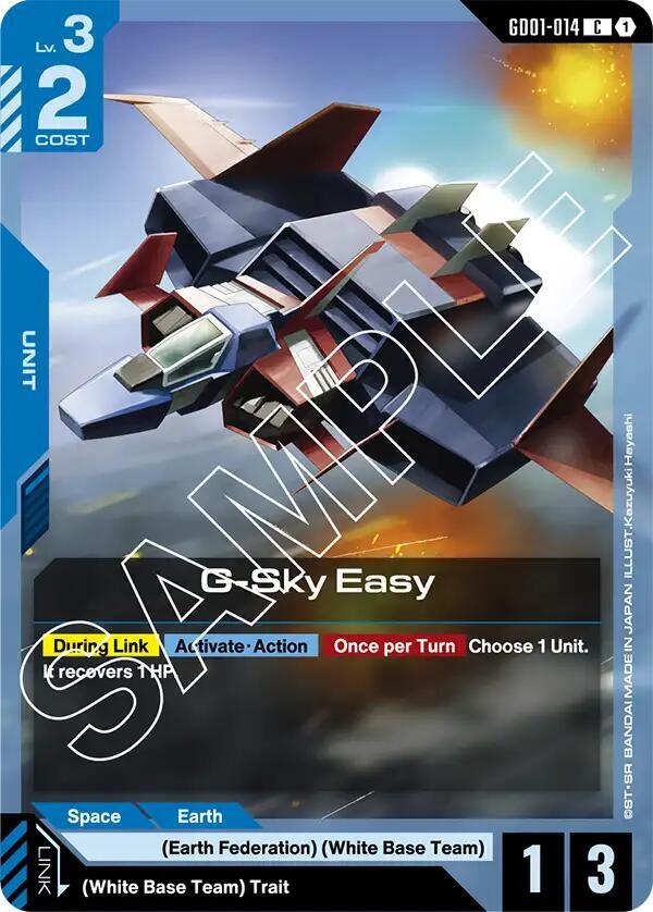 GD01-014: G-Sky Easy - Unit - Blue - Common