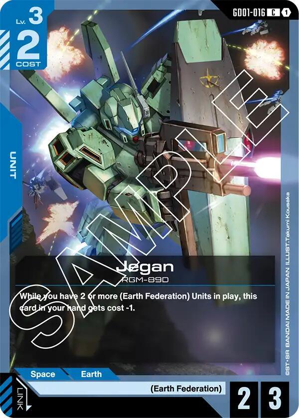 GD01-016: Jegan - Unit - Blue - Common