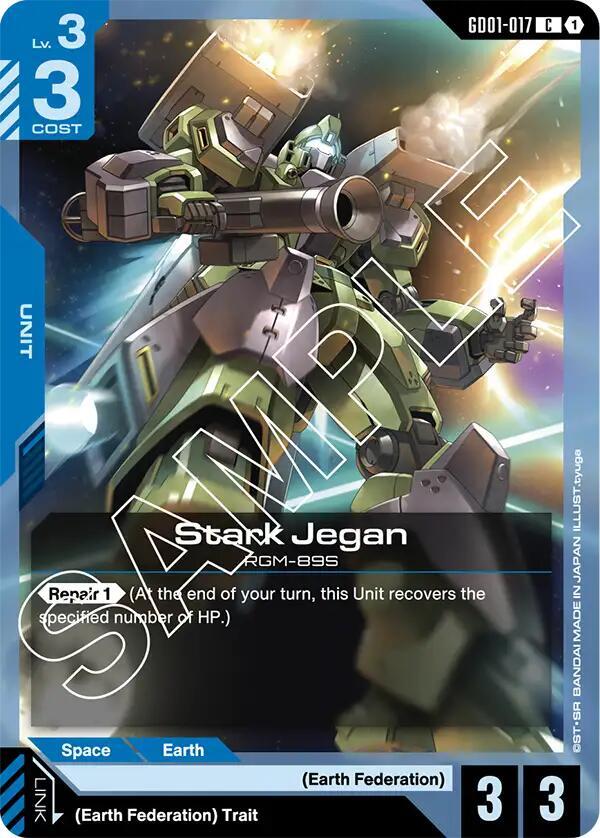 GD01-017: Stark Jegan - Unit - Blue - Common