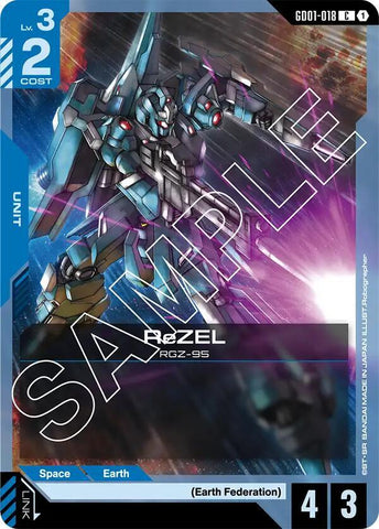 GD01-018: ReZEL - Unit - Blue - Common