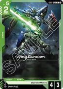 GD01-040: Wing Gundam - Unit - Green - Common