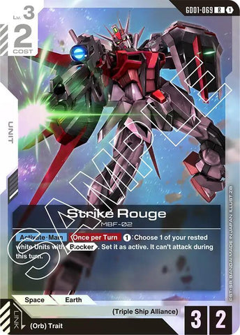 GD01-069: Strike Rouge - Unit - White - Rare