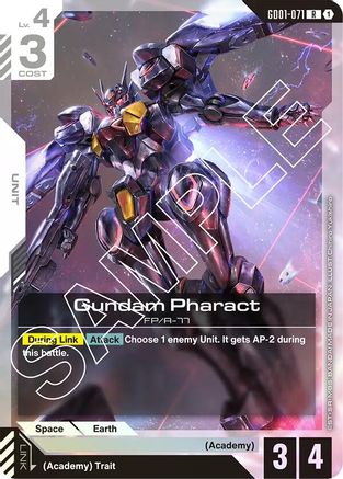 Gundam Pharact (GD01-071) - Newtype Rising Holofoil