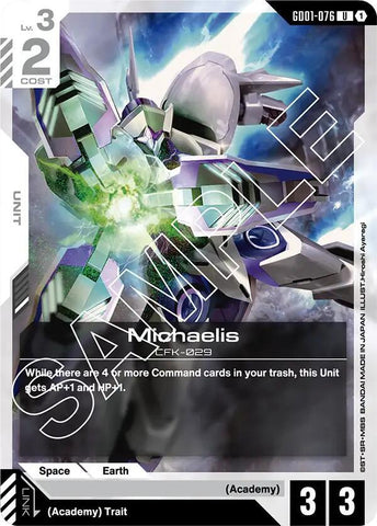GD01-076: Michaelis - Unit - White - Uncommon