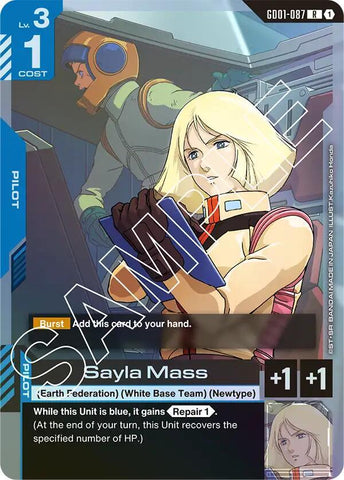 GD01-087: Sayla Mass - Pilot - Blue - Rare