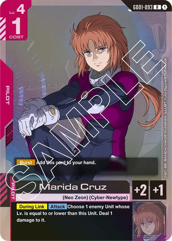 GD01-093: Marida Cruz - Pilot - Red - Rare