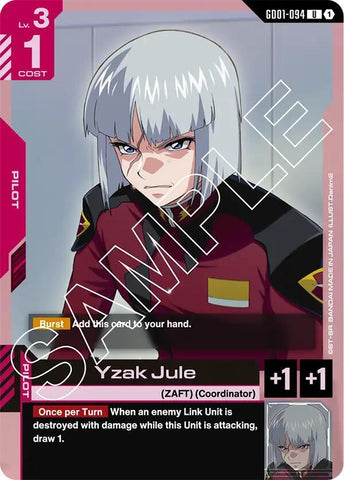GD01-094: Yzak Jule - Pilot - Red - Uncommon