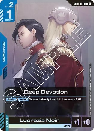 Deep Devotion (GD01-101) - Newtype Rising Holofoil