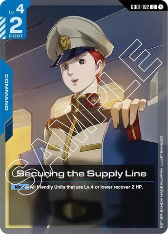 GD01-102: Securing the Supply Line - Command - Blue - Uncommon