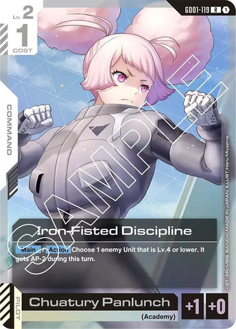 GD01-119: Iron-Fisted Discipline - Command - White - Rare