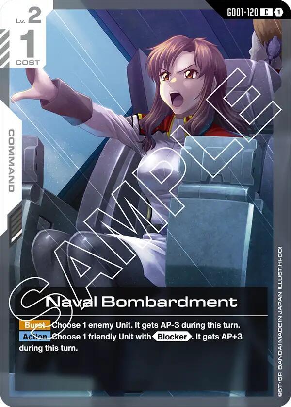 GD01-120: Naval Bombardment - Command - White - Common