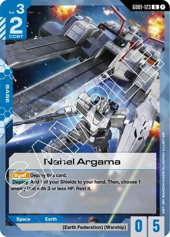GD01-123: Nahel Argama - Base - Blue - Uncommon