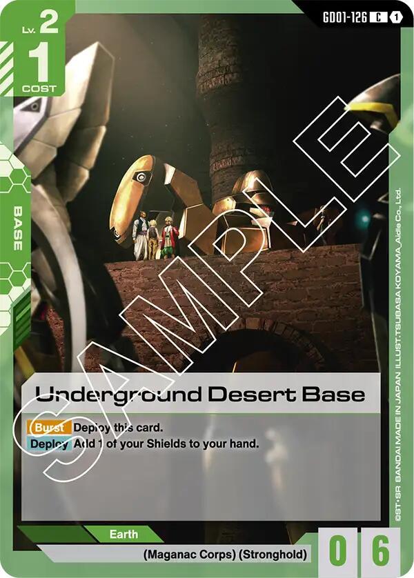 GD01-126: Underground Desert Base - Base - Green - Common