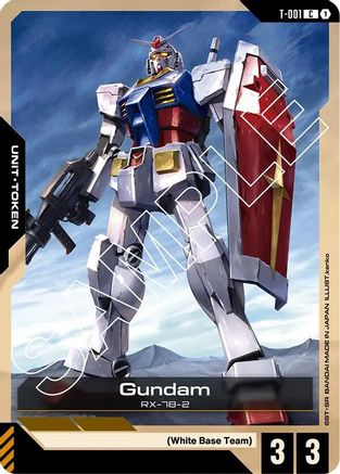 Gundam (T-001) Token (T-001) - Starter Deck 01 Heroic Beginnings