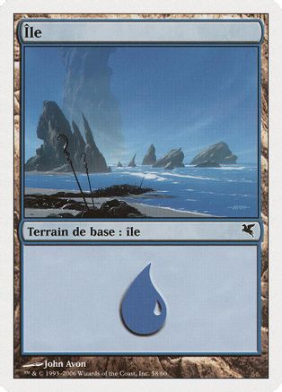 Island (French) - "Ile" (PSAL-H58) [Magic Encyclopedia 2005 (Salvat/Hachette)]