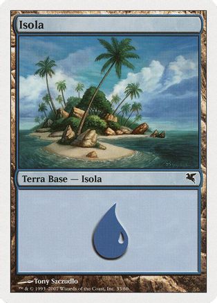 Island (Italian) - "Isola" (PSAL-E33) [Magic Encyclopedia 2005 (Salvat/Hachette)]