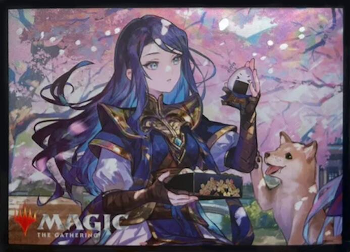 Card Sleeves 50ct - Narset Cherry Blossom