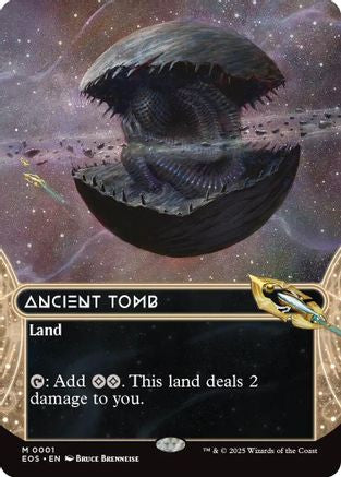 Ancient Tomb (EOS-001) (Borderless) [Edge of Eternities: Stellar Sights] Foil
