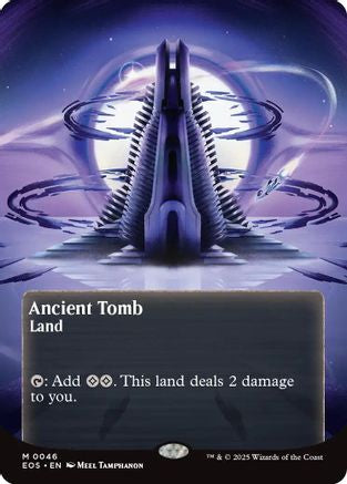Ancient Tomb (EOS-046) (Borderless) [Edge of Eternities: Stellar Sights] Foil