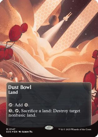 Dust Bowl (0057) (Borderless) (Galaxy Foil) (EOS-147) [Edge of Eternities: Stellar Sights] Foil